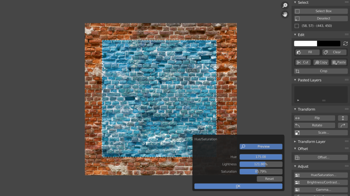 Adjust color